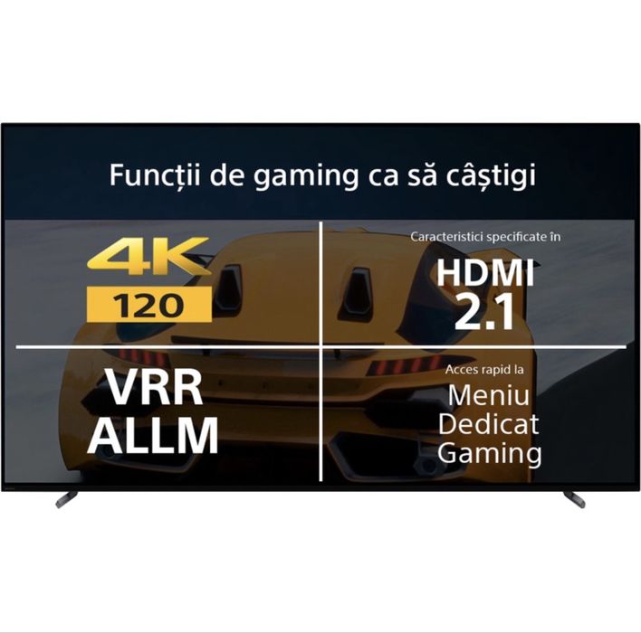 Televizor OLED Smart SONY BRAVIA XR 55A80L, Ultra HD 4K, HDR, 139cm