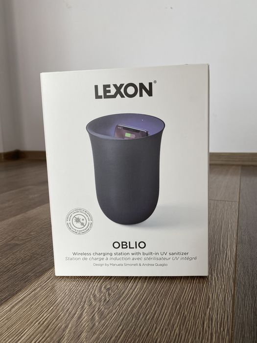 Incarcator wireless cu sterilizator UV Lexon Oblio
