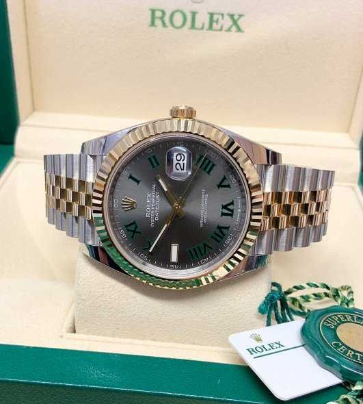 Rolex Datejust 41 MM 126333 Bi/Colour Wimbledon Dial two tone