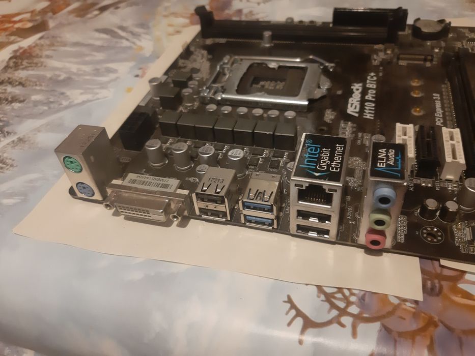 Placa De Baza  Veche ASROCK H110 Pro BTC +
