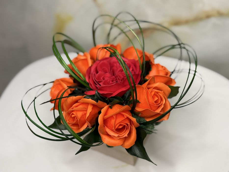 Кашпи с мъх, сапунени и сушени цветя