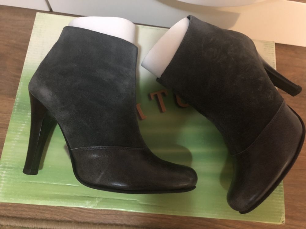 Botine piele 35