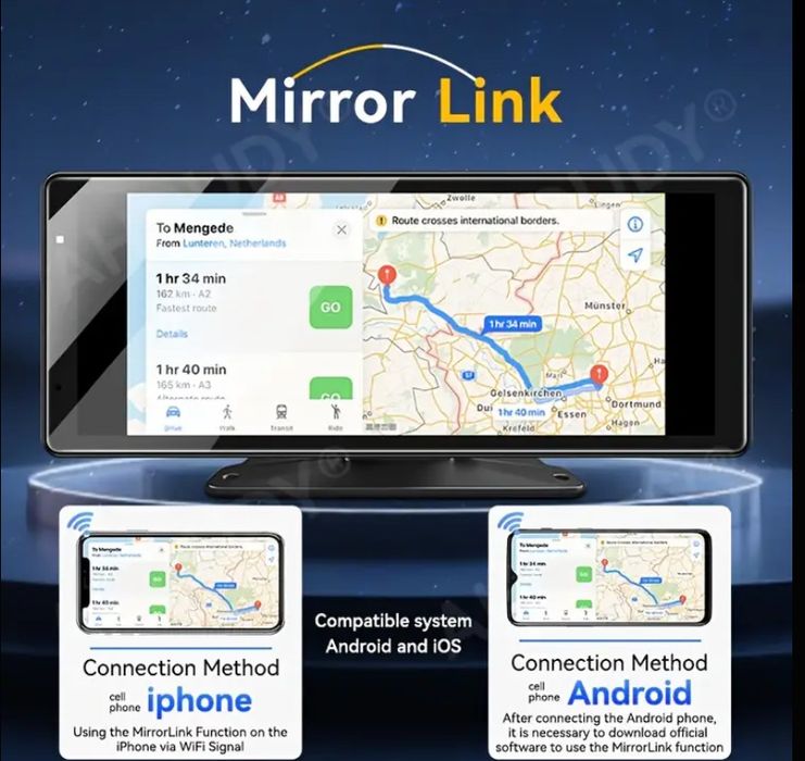 Мултимедия 10.26 инча с carplay и android auto