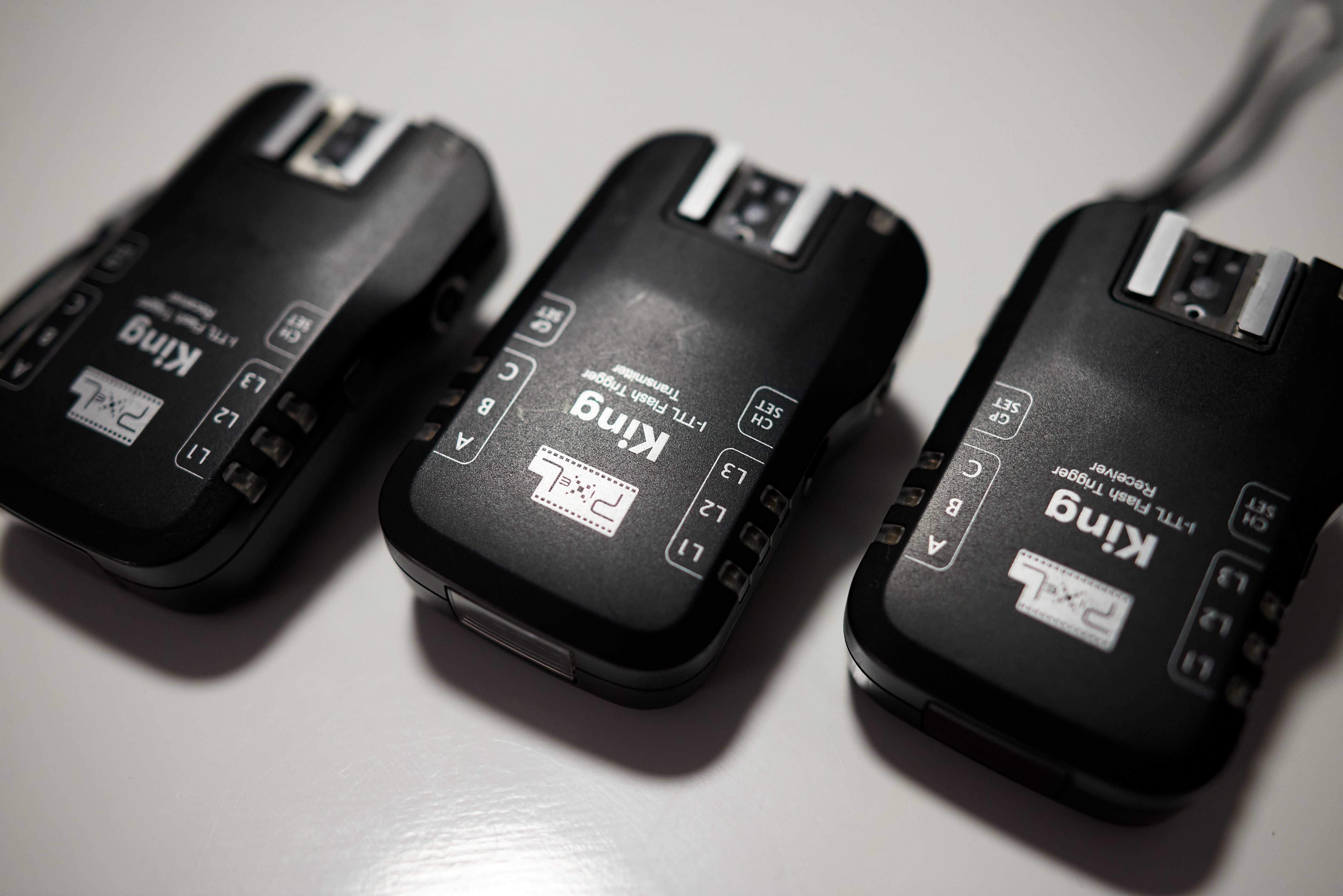 Pixel King wireless TTL flash triggers si receiver pentru Nikon