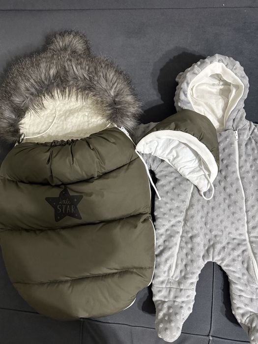 Зимний конверт на овчине