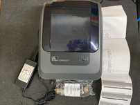 Zebra GX430t Термо-трансферен етикетен принтер, 300 dpi, LAN, PSU