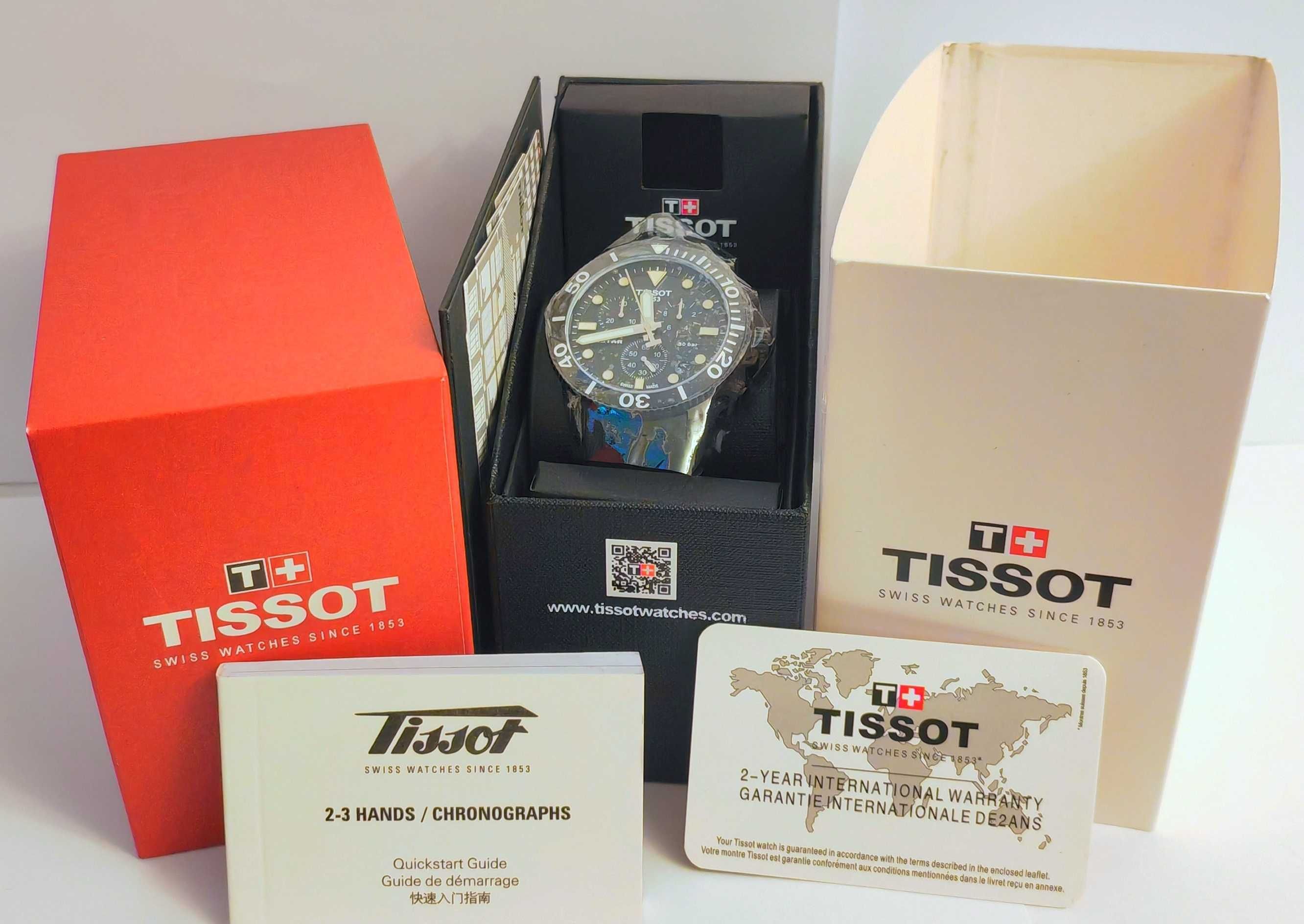 ЧИСТО НОВ TISSOT SEASTAR 1000 CHRONOGRAPH ммъжки часовник чисто нов