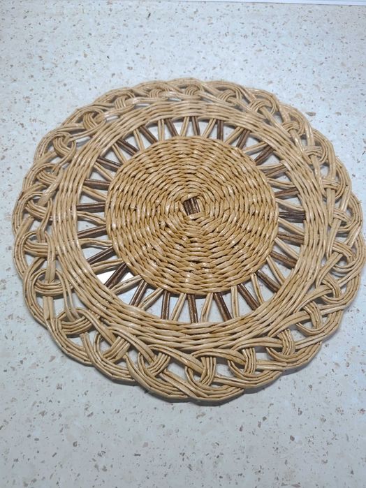 Плетёная подставка сервировочная салфетка