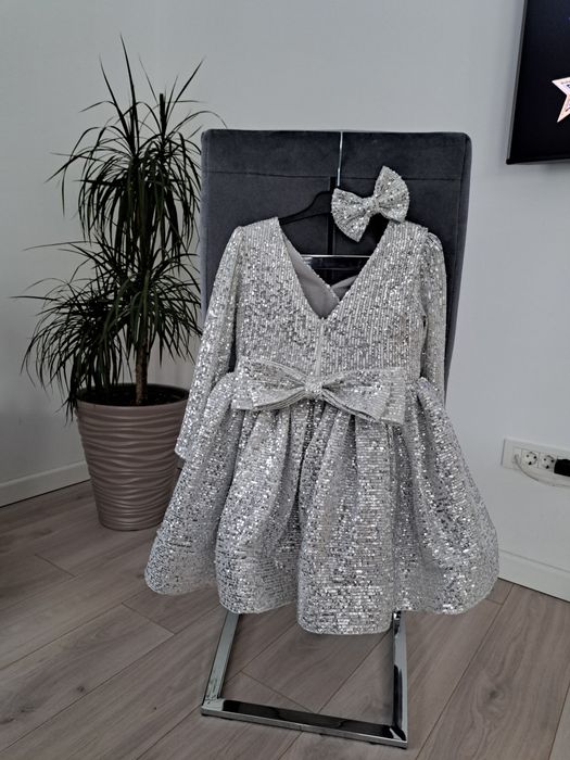 Rochie elegantă fetite 5-6 ani