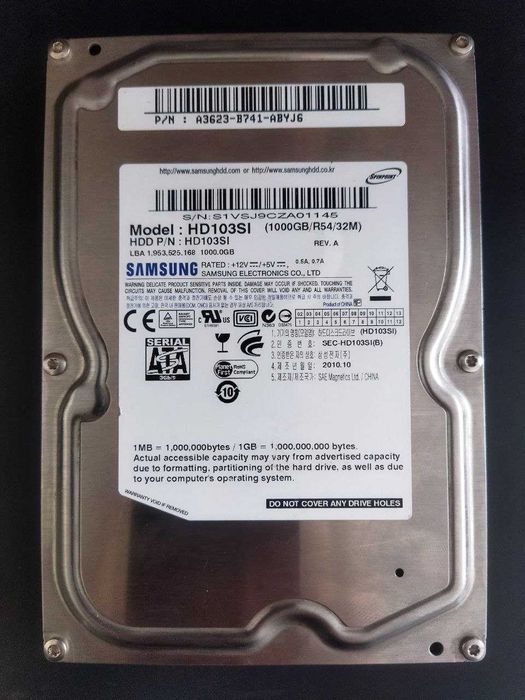 Жесткий диск 1 ТБ