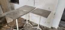 Mese de fier acoperite cu inox