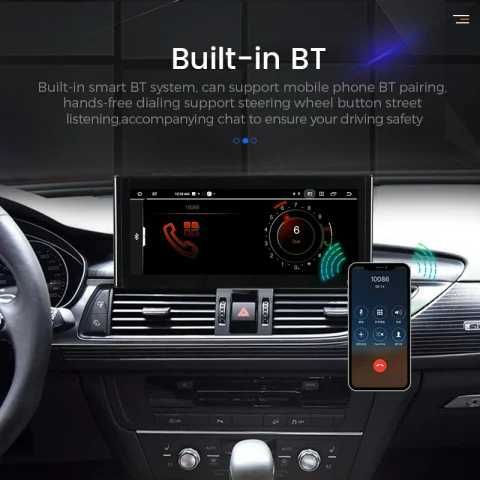 Navigatie Android Audi A6 C7 / A7 C7 12.3 INCH 4GB RAM , CARPLAY