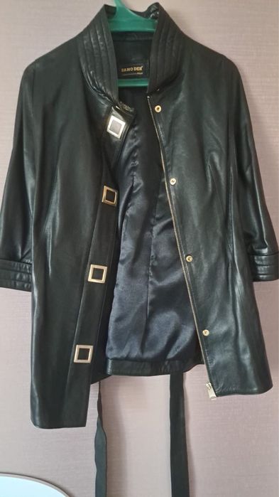 Кожаная настоящая куртка