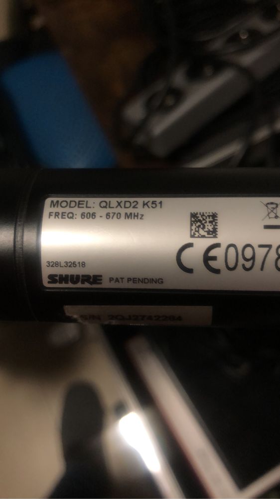 Shure qlxd24 beta 58A K51 (nou)