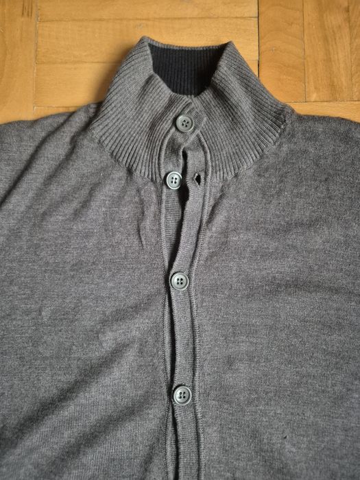 Cardigan Belmonte Premium, bumbac, lână şi elastan, Bărbaţi - L