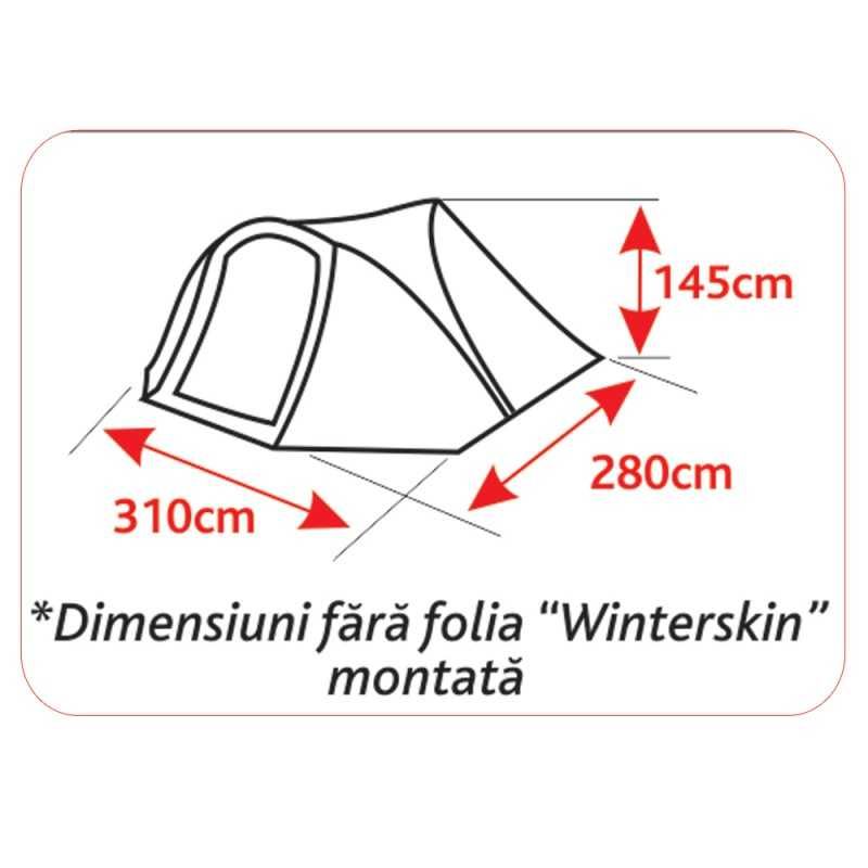 Cort Baracuda HYT075-WS cu Winterskin l= 280cm L= 310cm h= 145cm