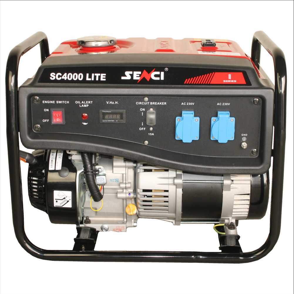Generator curent SENCI SC-4000 LITE, Putere 3.8 kW, 230V, AVR, benzina