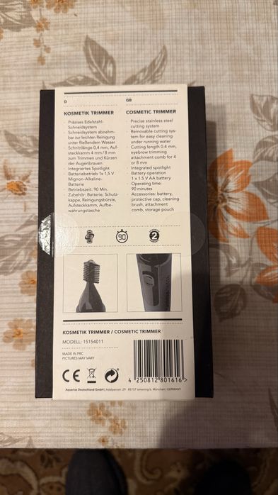 Carrera No 524 – Козметичен тример ЧИСТО НОВ