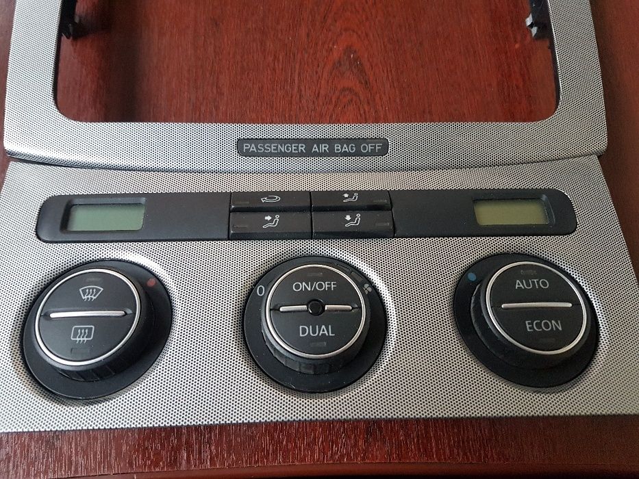 Панел Радио Климатроник VW Passat 6 Алуминий Фолксваген Пасат