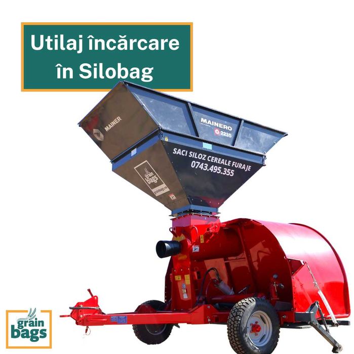 Saci depozitare grau/porumb boabe/siloz - SILOBAG - minim 200 tone
