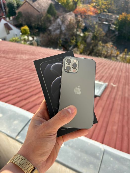 Iphone 12 Pro Graphite, Memorie 128GB,100% BATERIE, iOS 26 - LA CUTIE