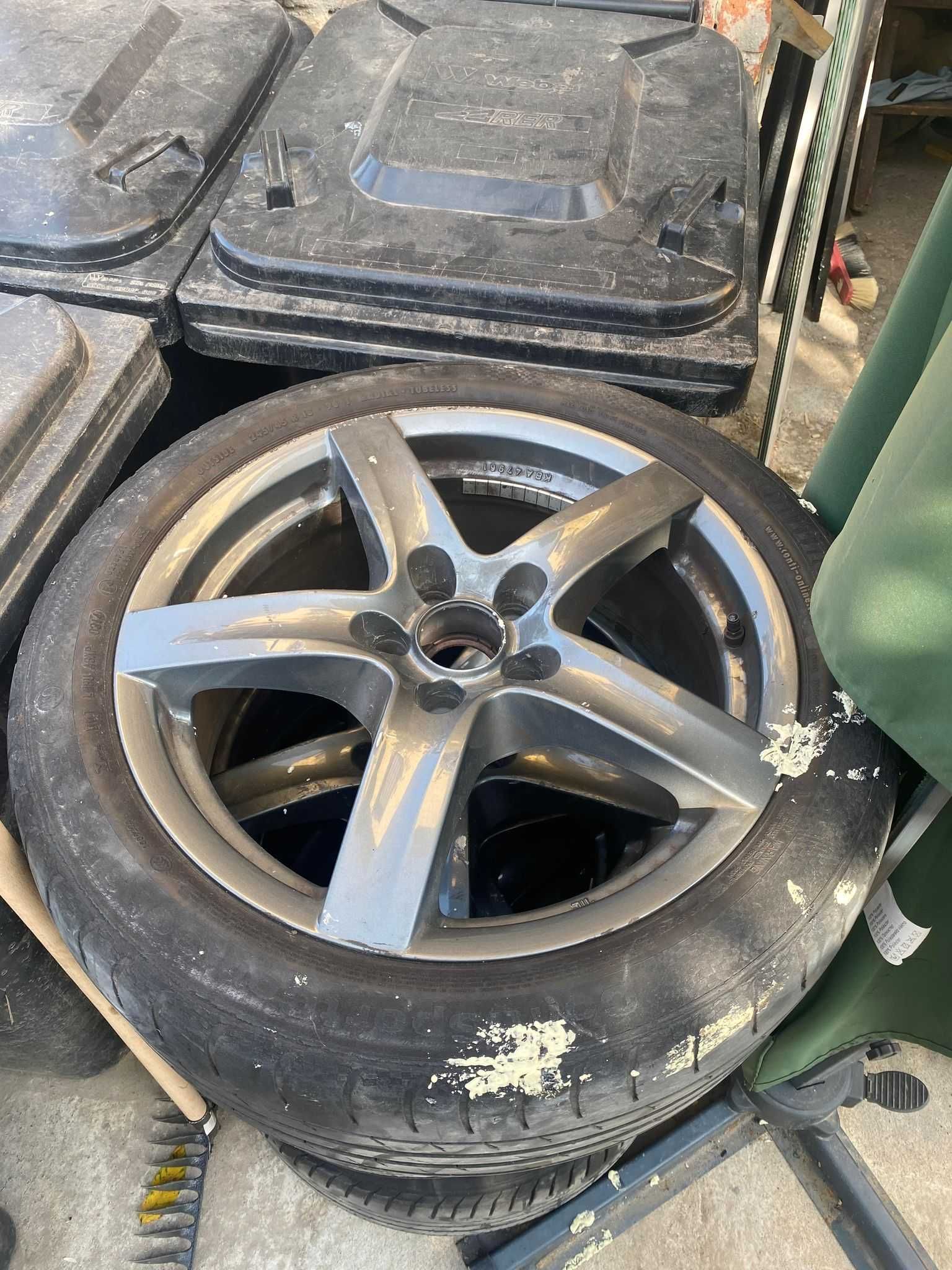 jante o.z 5x100 si 5 x112  anv iarna 225 40 18 nexen bune