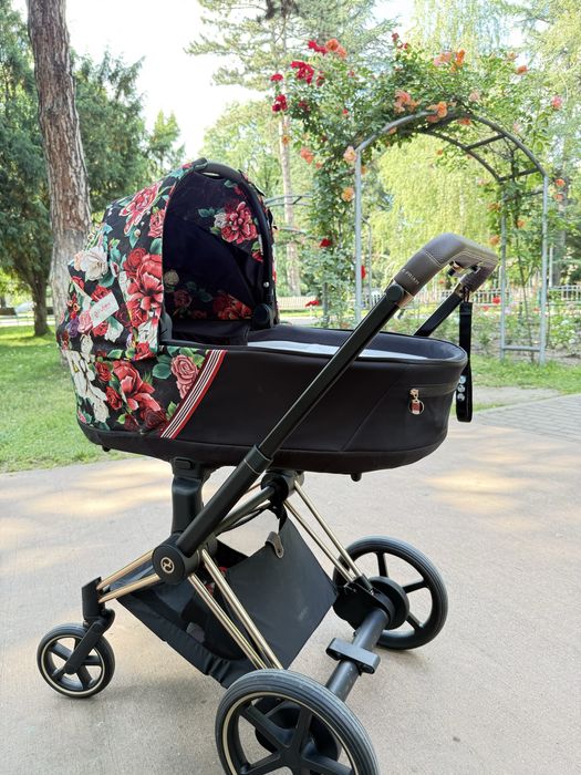 Кош за новородено Cybex Priam/e-Priam 4 Spring Blossom