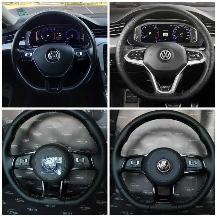 Спортен волан R-Line с Airbag за VW Passat B8 / Golf /Polo + аксесоари