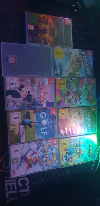 Vand Nintendo Switch neon red & neon blur