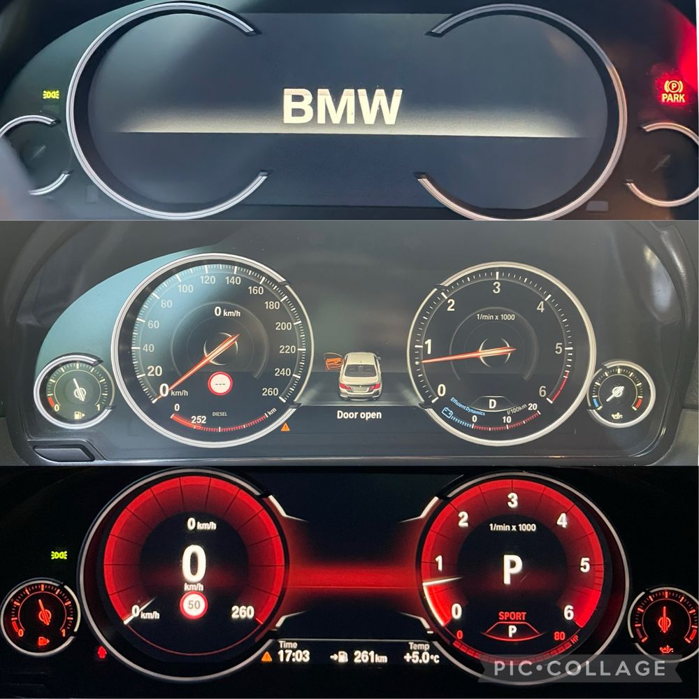 BMW 530xd дигитално табло