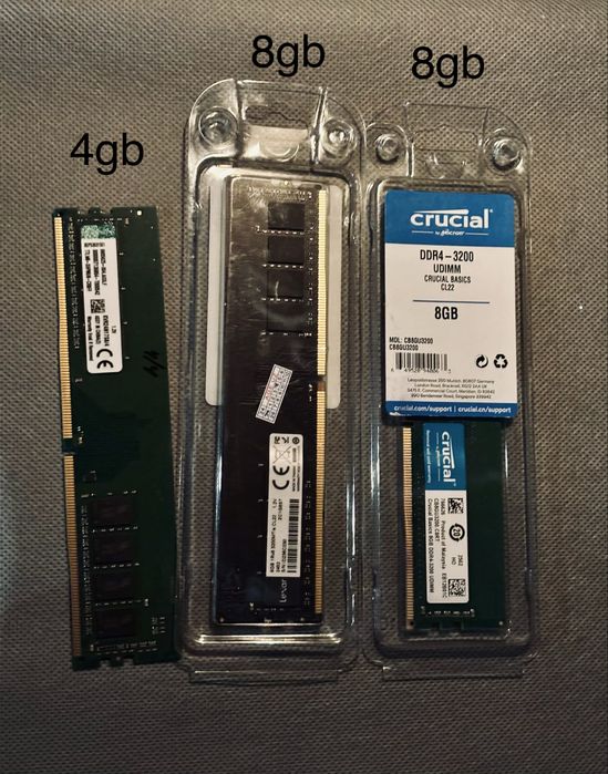 Оперативная память Crucial DDR4 8GB 3200Mhz