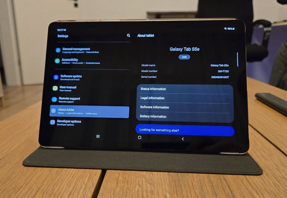 Samsung Galaxy Tab S5e T720, 10.5", 64BG, 4GB RAM, Wi-Fi