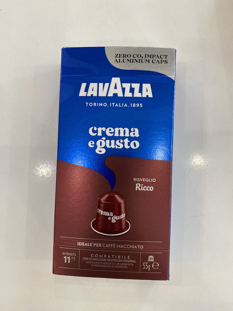 Кафе капсули неспресо nespresso lavazza лаваца 80бр.и 10бр. Алуминиеви