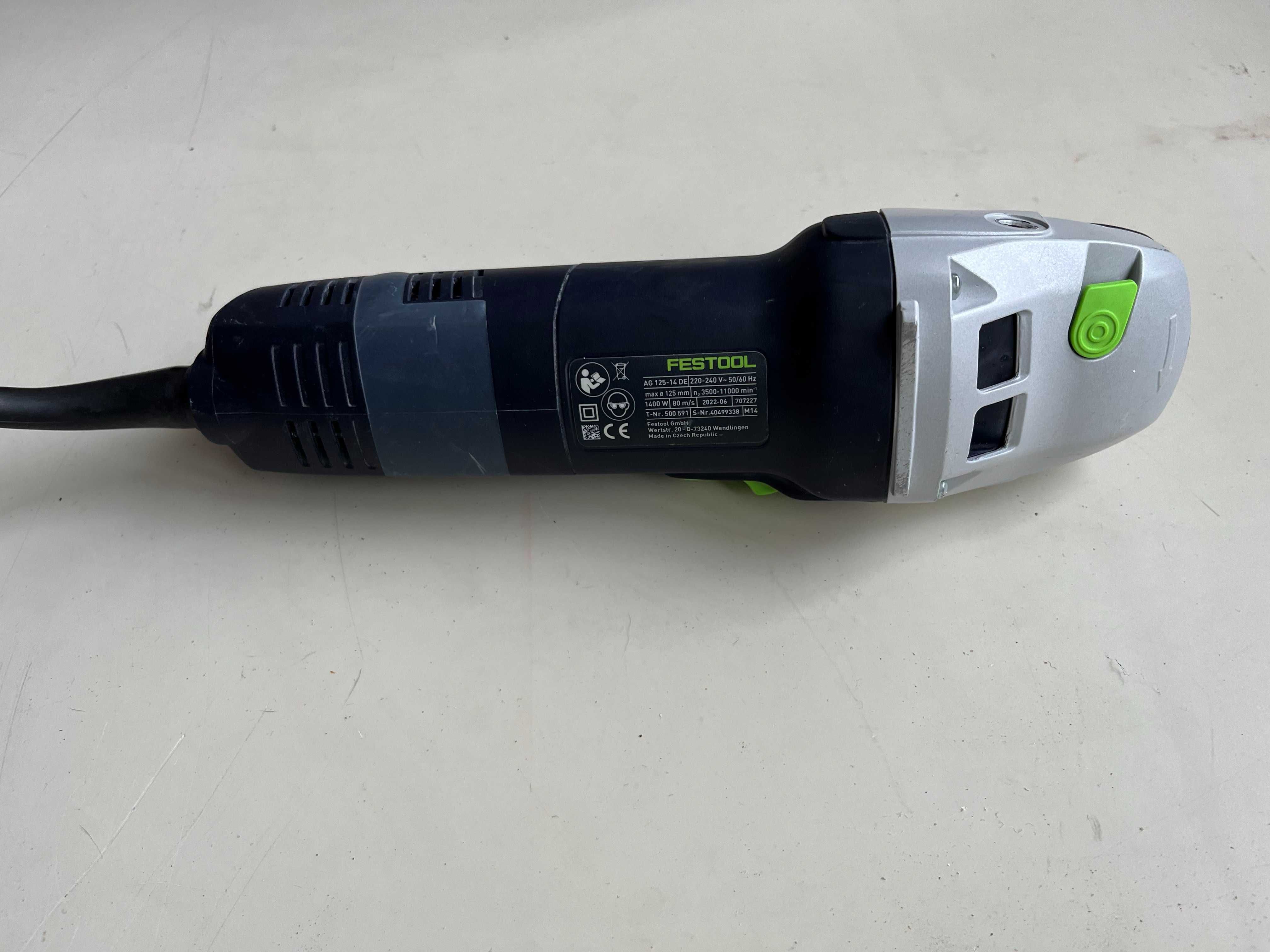 DSC-AG 125-Plus-FS + приставка за безпрахово саниране Festool