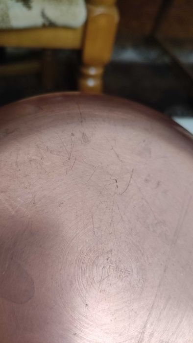 Швейцарска масивна медна касерола с хром никелово покритие