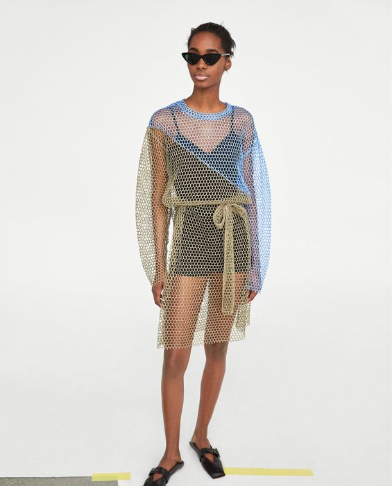 Rochie de plasa Zara