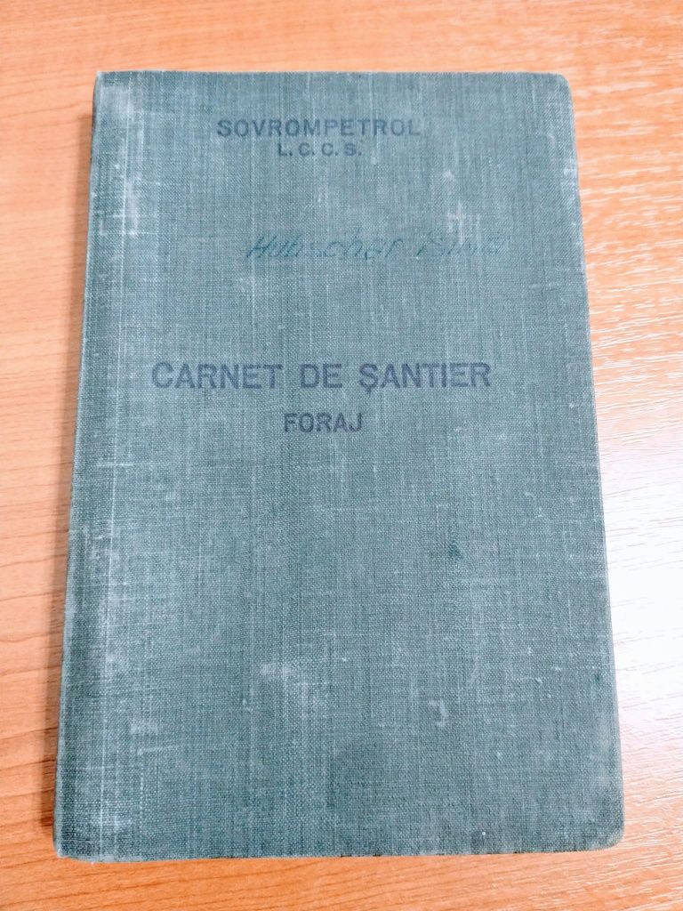 3.Carnet de șantier : Sovrompetrol L.C.C.S./ghidul traseelor ITB