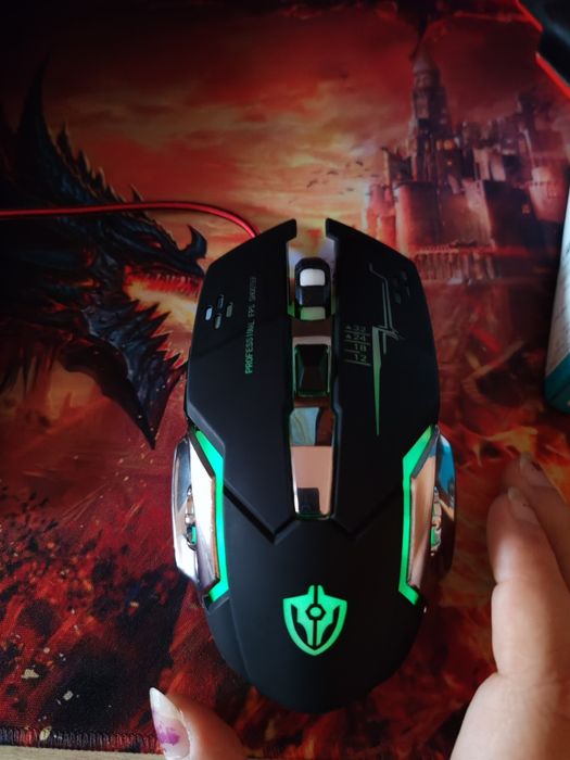 Mouse Shipadoo Negru cu fir