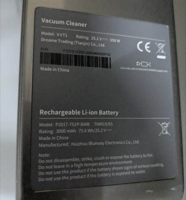 Dreame Vacuum Cleaner VVT1