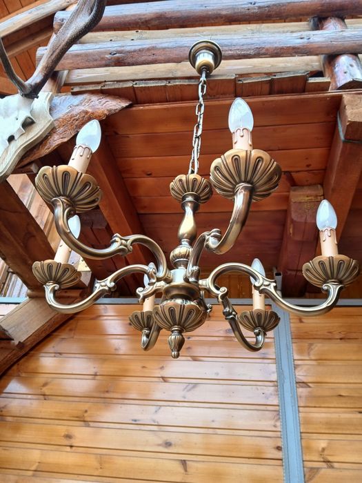 Candelabru bronz masiv