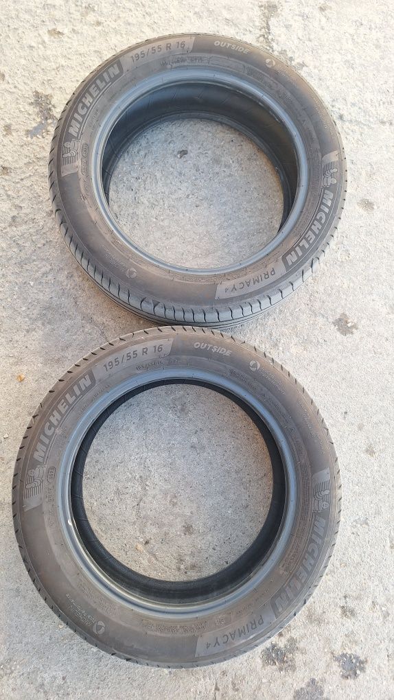 Vand anvelope michelin 195/55/R16 de vara