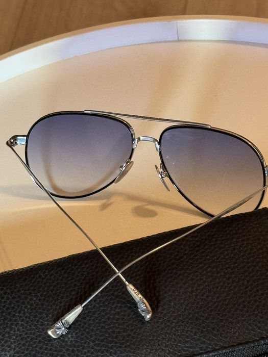Argint pur Ochelari Chrome Hearts Bone Prone 925 silver + titanium