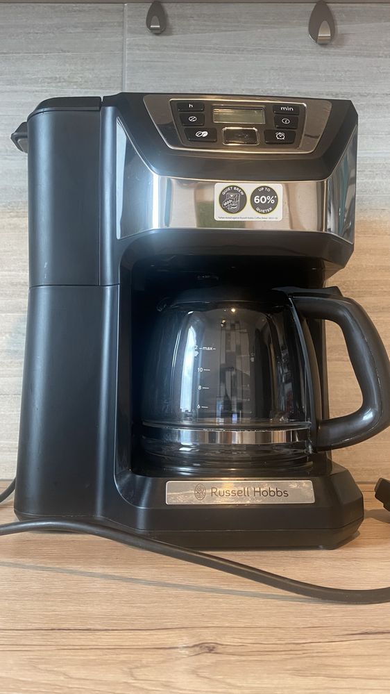 Cafetiera cu rasnita Russell Hobbs 22000-56, 1025 W, 1.25 l