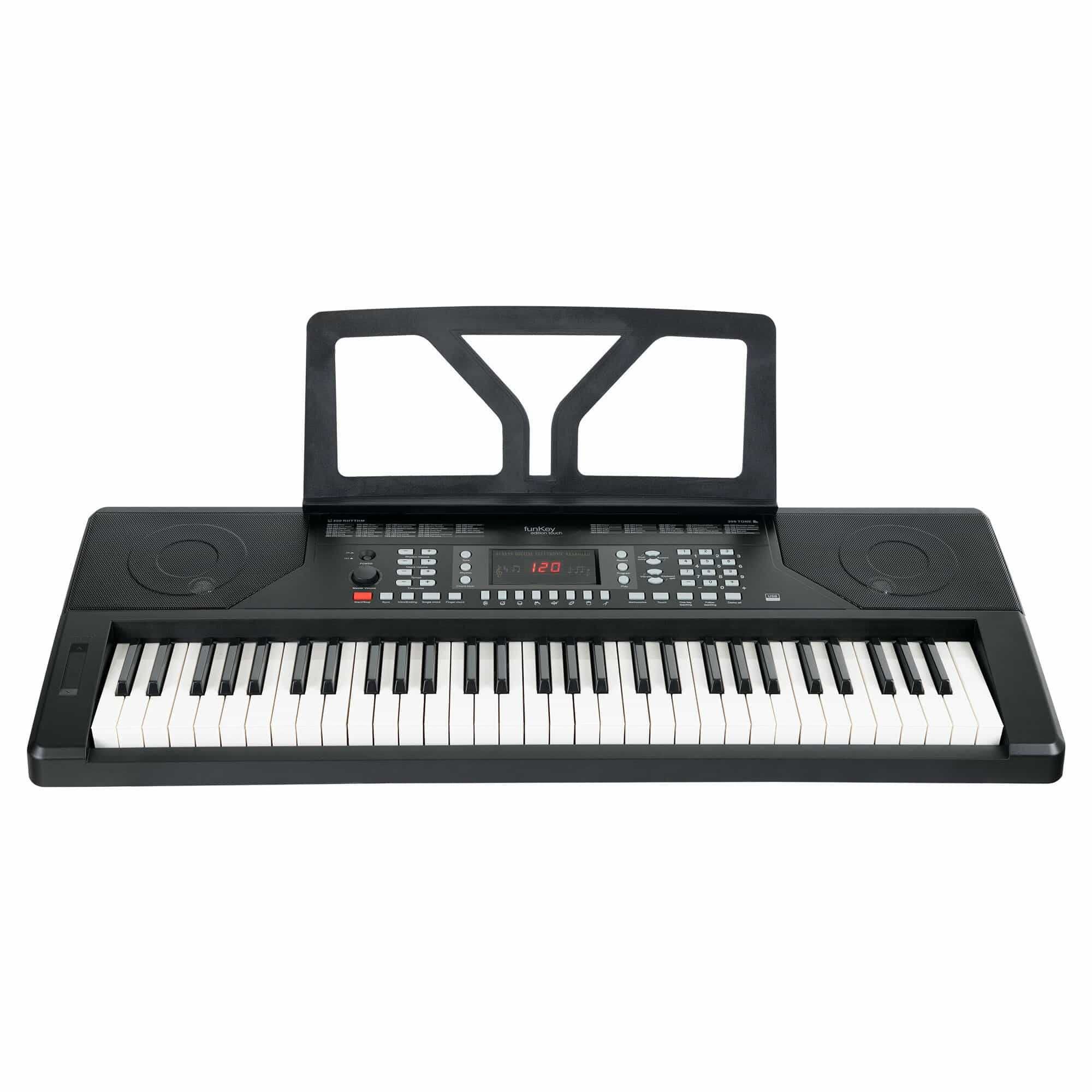 Set Orga FunKey 61 Edition Touch BK + stativ + bancheta