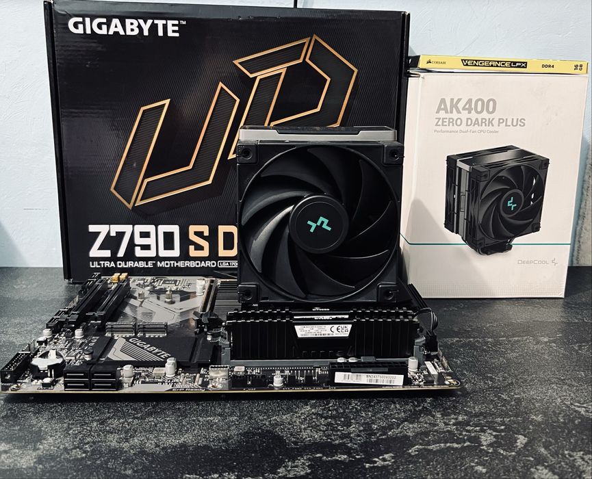 Игровой комплект Z790, i5-12400F, 16Gb