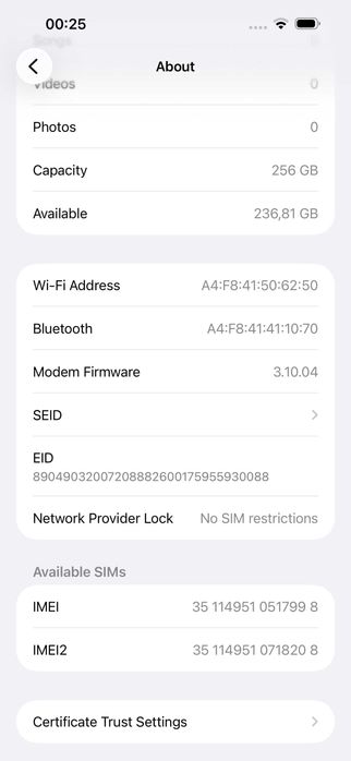 iPhone 15 Pro Max, Black Titanium, 256GB