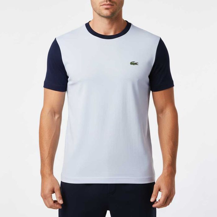 Lacoste Colorblock - Оригинална мъжка тениска размер S