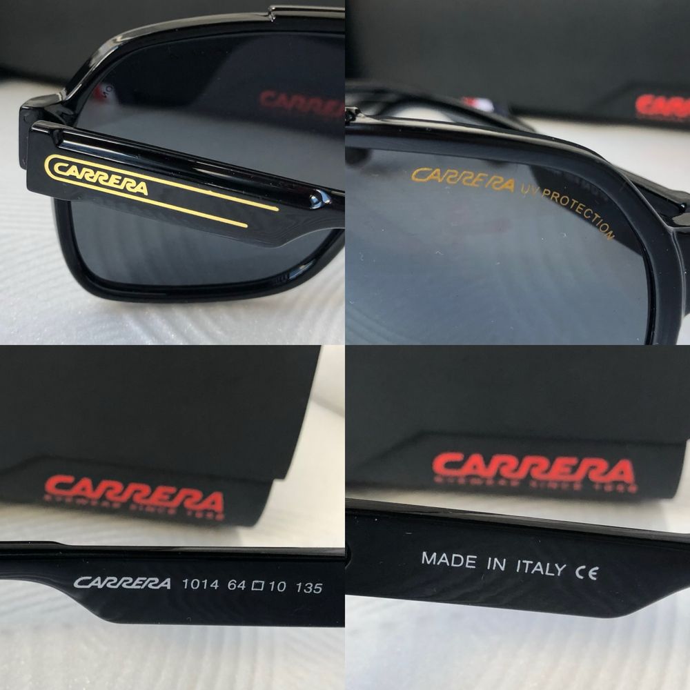 Мъжки слънчеви очила маска carrera 2 цвята черни