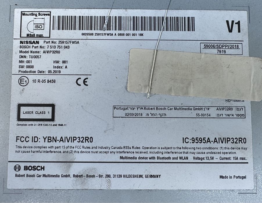 Navigatie Nissan Qashqai J11 : 259157FW5A