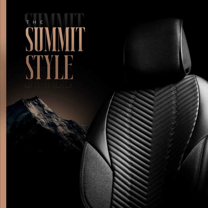 Комплект Луксозна Тапицерия OTOM Advanced – Еко кожа, Черно.